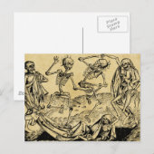 Dance of Death by Michael Wolgemut 1493 Briefkaart (Voorkant / Achterkant)