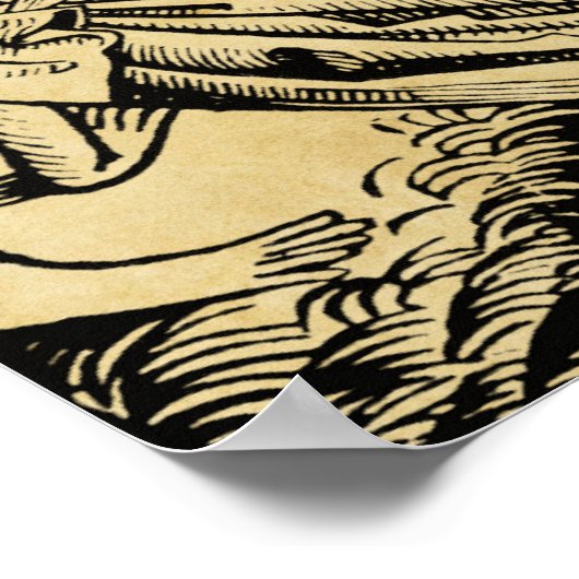 Dance of Death by Michael Wolgemut 1493 Poster (Hoek)