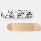 Dance of Death by Michael Wolgemut 1493 Skateboard (Horizontaal)
