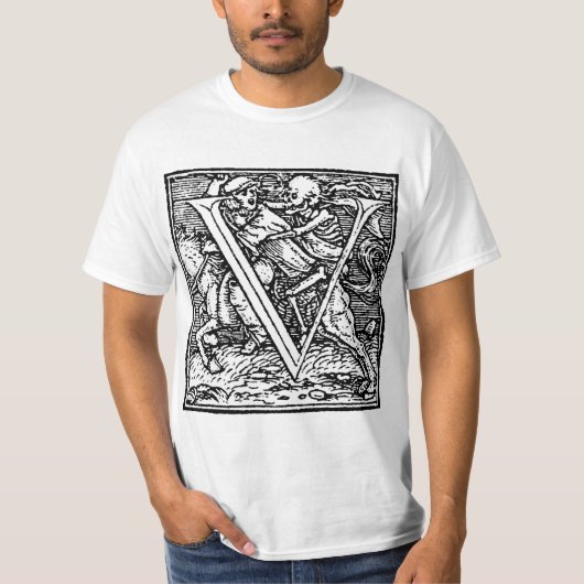 Dance of Death letter V Shirt (Voorkant)