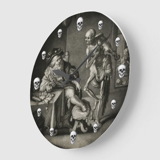 Dance of Death Rich Man Wandklok (Hoek)