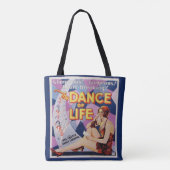 Dance of Life Vintage Poster Print Tote Bag (Achterkant)