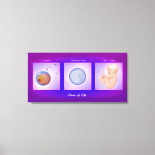 Dance of Life Zwangerschap Art Canvas Print