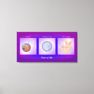 Dance of Life Zwangerschap Art Canvas Print