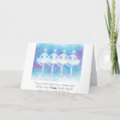 Dance of the Baby Swans Greeting Card Kaart (Achterkant)