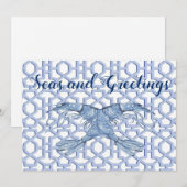 Dance of the Blue Shrimp Invitations Wenskaart Kaart (Voorkant / Achterkant)