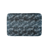 Dance of the Dragonflies Elegant Blauwgroen Green Badmat (Voorkant)