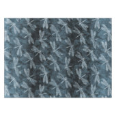 Dance of the Dragonflies Elegant Blauwgroen Green Tafelkleed (Voorkant (Horizontaal))