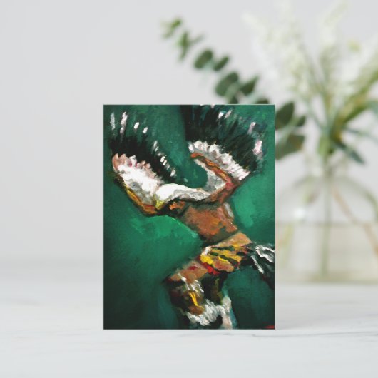 Dance of the Eagle Briefkaart (Staand voorkant)
