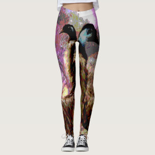 Dance of the emu Waterverf, Leggings