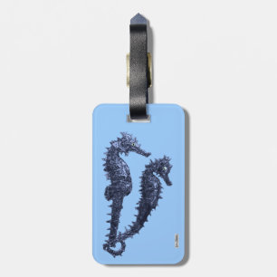 Dance of the Seapaarden (Blue) Bagagelabel