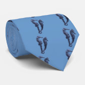 Dance of the Seapaarden (Blue) Stropdas (Opgerold)