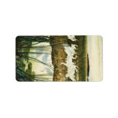 Dance of the Whooping Cranes, 1939 by N.C. Wyeth Etiket (Voorkant)