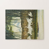 Dance of the Whooping Cranes, 1939 by N.C. Wyeth Legpuzzel (Horizontaal)