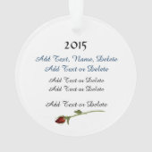 Dance Ornament - Competition Ballroom Dancing (achterkant)