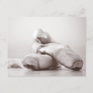 Dance - Oude balletgedenkschoenen  Briefkaart