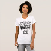 Dance Overlay-ontwerp T-shirt (Voorkant volledig)