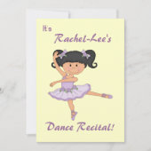 Dance Overweging-Ballerina Kaart (Voorkant)