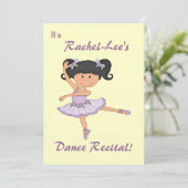 Dance Overweging-Ballerina Kaart (Staand voorkant)