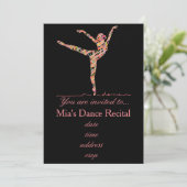 Dance Overweging ballet of modern dans Kaart (Staand voorkant)