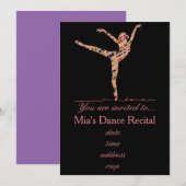 Dance Overweging ballet of modern dans Kaart (Voorkant / Achterkant)