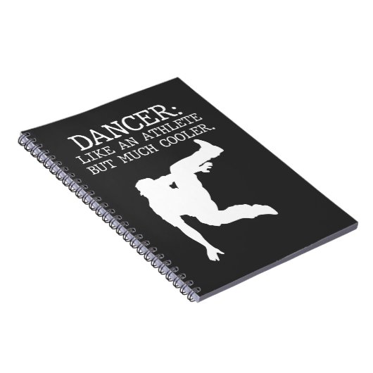 Dance Overweging Dancer Afstuderen Cool Dancing Bo Notitieboek (Rechterzijde)