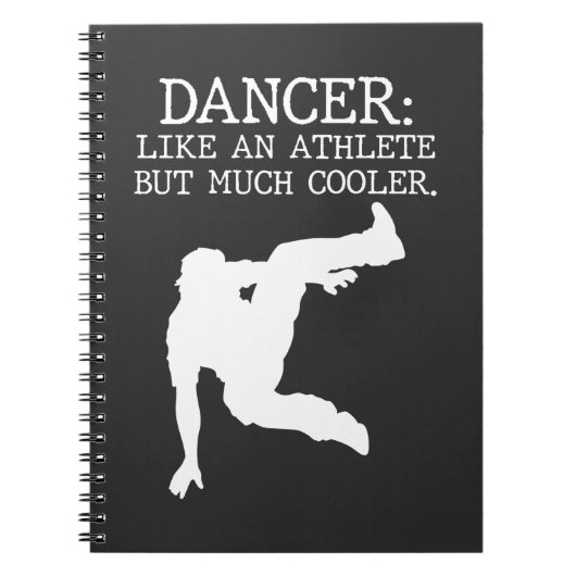 Dance Overweging Dancer Afstuderen Cool Dancing Bo Notitieboek (Voorkant)