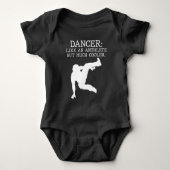 Dance Overweging Dancer Afstuderen Cool Dancing Bo Romper (Voorkant)