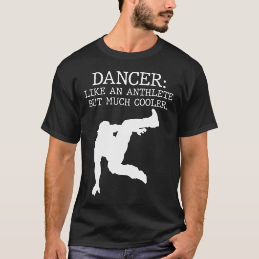 Dance Overweging Dancer Afstuderen Cool Dancing Bo T-shirt (Voorkant)