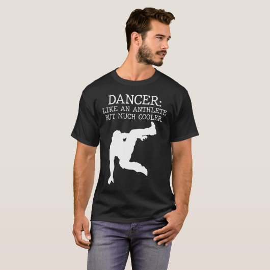 Dance Overweging Dancer Afstuderen Cool Dancing Bo T-shirt (Voorkant volledig)