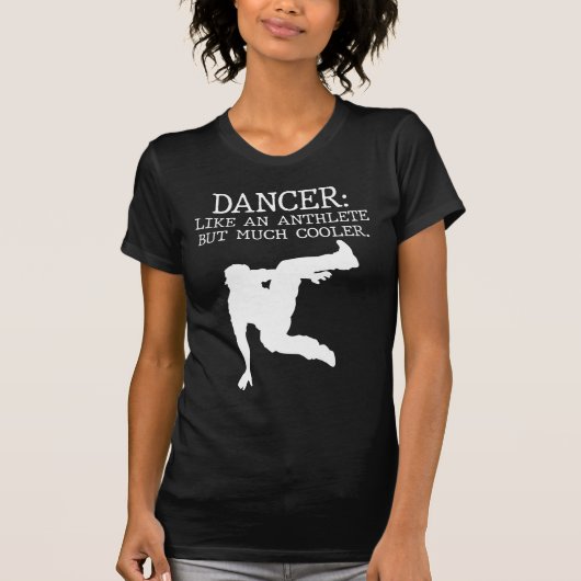 Dance Overweging Dancer Afstuderen Cool Dancing Bo T-shirt (Voorkant)
