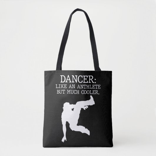 Dance Overweging Dancer Afstuderen Cool Dancing Bo Tote Bag (Voorkant)