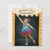 Dance Overweging Foto Sjabloon Uitnodiging (Voorkant)