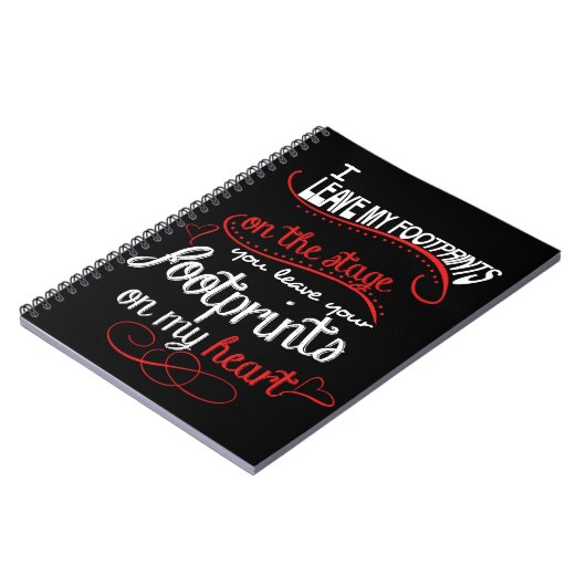Dance Overweging Gift for Dance Teacher - Notitieboek (Linkerzijde)