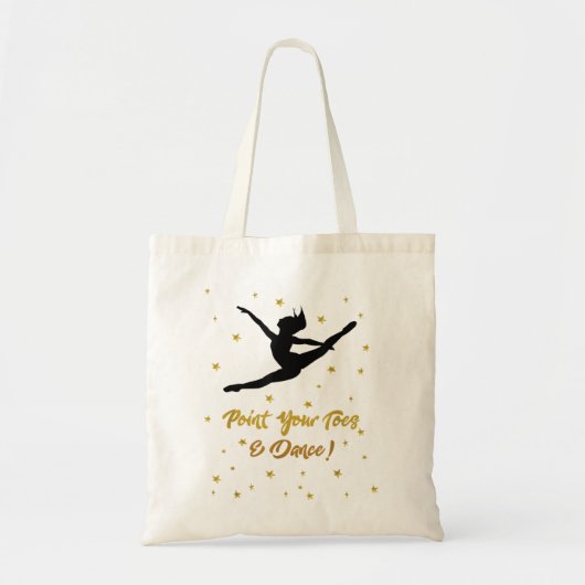 Dance Overweging Gift for Girls Quote Dancers Teac Tote Bag (Voorkant)