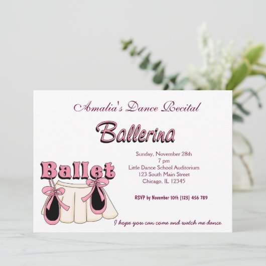 Dance Overweging Kaart (Staand voorkant)