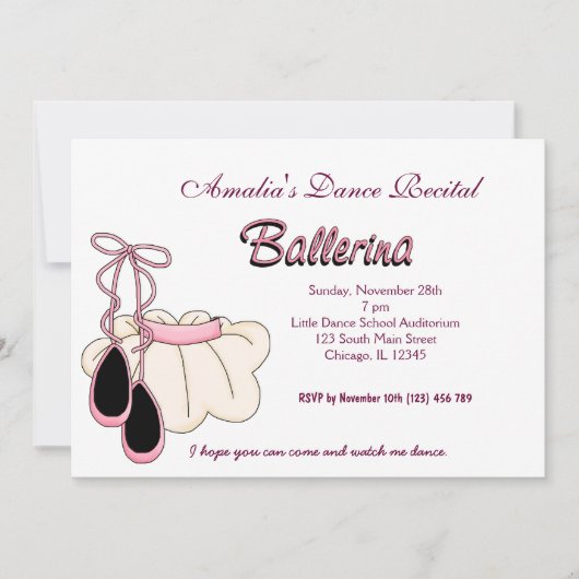 Dance Overweging Kaart (Voorkant)