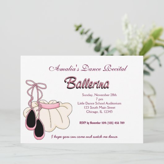 Dance Overweging Kaart (Staand voorkant)