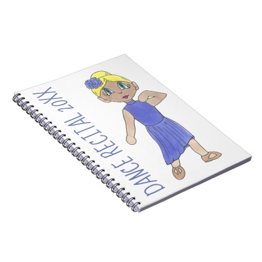 Dance Overweging Memories Lyrical Modern Dancer Cl Notitieboek (Rechterzijde)