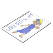 Dance Overweging Memories Lyrical Modern Dancer Cl Notitieboek (Linkerzijde)