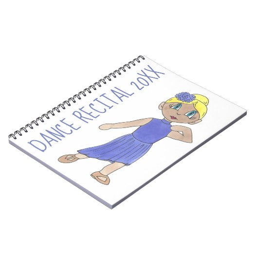 Dance Overweging Memories Lyrical Modern Dancer Cl Notitieboek (Linkerzijde)