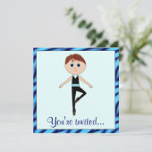 Dance Overweging met Boy Dancer Kaart (Staand voorkant)