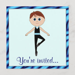 Dance Overweging met Boy Dancer Kaart