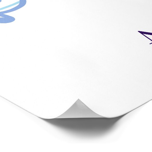 Dance Overweging Roze Ballerina Poster (Hoek)