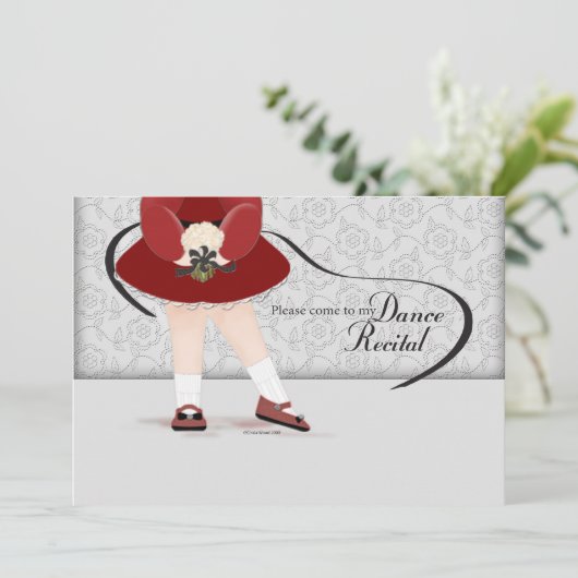 Dance Overweging Uitnodiging (Staand voorkant)