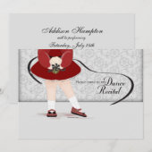 Dance Overweging Uitnodiging (Voorkant / Achterkant)