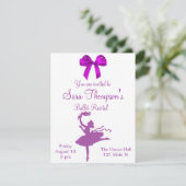 Dance Overweging Uitnodiging (Staand voorkant)