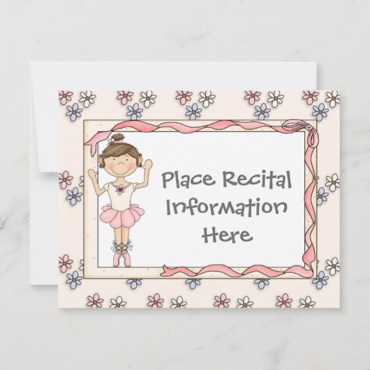 Dance Overweging Uitnodiging (Achterkant)