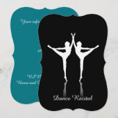 Dance Overweging-uitnodiging Kaart (Voorkant / Achterkant)