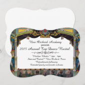 Dance Overweging  uitnodiging voor theater (Voorkant / Achterkant)